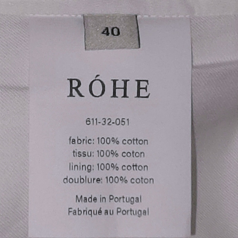 White Midi ROHE Skirt - Picture 4 of 8